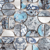 Metal Mosaic Tiles Waterproof Durable Decorative Wall Panels for Modern Interiors