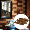 Wood Mosaic Tiles Natural Decorative Wall Panels for Interior Design and Eco Friendly Spaces