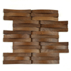 Wood Mosaic Tiles Natural Decorative Wall Panels for Interior Design and Eco Friendly Spaces