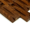 Wood Mosaic Tiles Natural Decorative Wall Panels for Interior Design and Eco Friendly Spaces