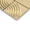 Metal Mosaic Tiles Stainless Steel Aluminum Decorative Wall Panels for Kitchen and Bathroom