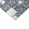 Metal Glass Mixing Mosaic Tiles Modern Decorative Wall Panels Moisture Resistant and Durable