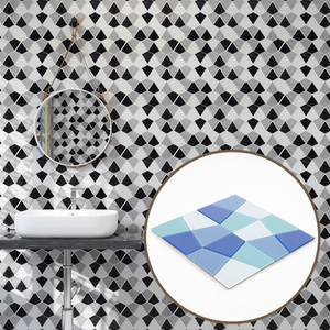Special Shape Glass Mosaic Waterproof UV Resistant Decorative Glass Mosaic Durable and Unique Artistic Glass Tiles