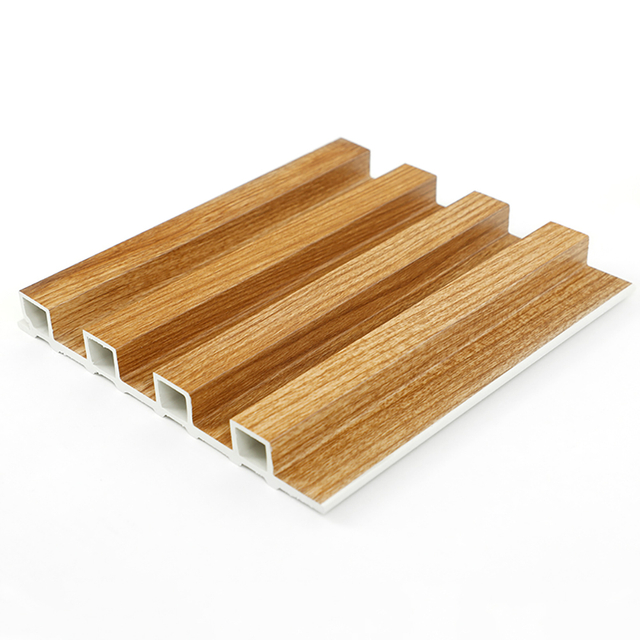 WPC Fluted Wall Panel wpc wall panel is used for interior decoration waterproof, fireproof and environmental protection