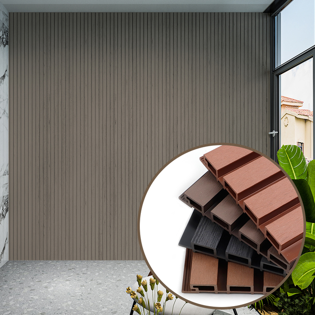 Durable Waterproof Exterior WPC Wall Panel – UV Weather Resistant Cladding for Outdoor Commercial Use