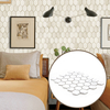 Ceramic Mosaic Tiles for Wall and Floor Hexagon Rhombus Shape Durable Easy to Clean