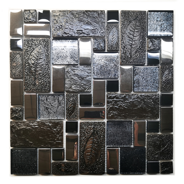 Resin Mosaic Tiles Lightweight Waterproof Decorative Panels for Interior Wall Applications