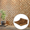 Natural Wood Mosaic Tiles for Elegant Wall and Floor Designs Eco-Friendly and Durable Wood Paneling