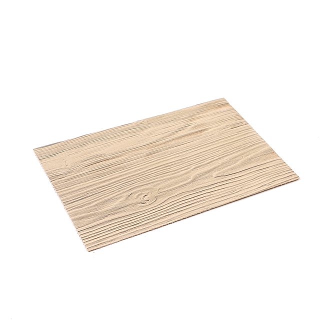 Flexible Stone Sheet with Wood Grain Texture Lightweight Bendable Easy to Install Decorative Wall Panel