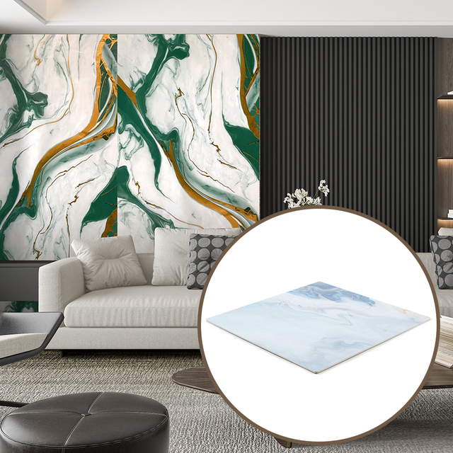 High-Gloss PVC 3D Marble Sheet – Waterproof, Durable Easy-to-Install Decorative Wall Panel 2.5MM thickness