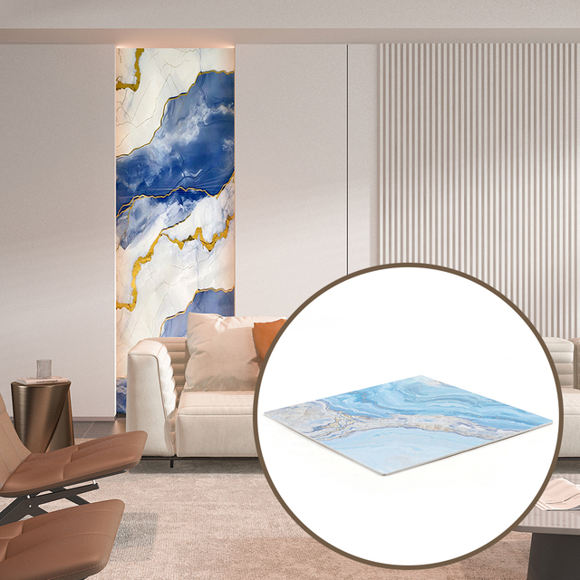 Eco-Friendly PVC 3D Marble Wall Panel – Lightweight, Scratch-Proof Cost-Effective Cladding 3MM thickness