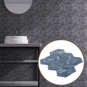 Art Mosaic Glass Tile Wall Panel for Creative Interior Design and Custom Decorative Projects