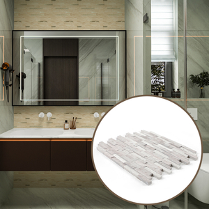 Stone Mosaic Tiles Natural Decorative Wall and Floor Panels for Interior and Exterior Use