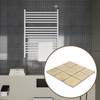 Metal Mosaic Tiles Stainless Steel Aluminum Decorative Wall Panels for Kitchen and Bathroom