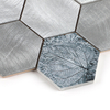 Glass Stone and Metal Mixture Mosaic Tiles for Stylish Durable Eco Friendly Wall Design