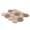 Metal Mosaic Tiles Waterproof Rust Resistant Low Maintenance Decorative Wall Panels for Interior Design