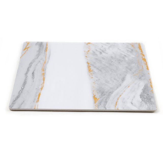 Premium PVC Marble Sheet with Golden Film – Elegant, Scratch-Resistant Easy-to-Install Cladding 3MM thickness